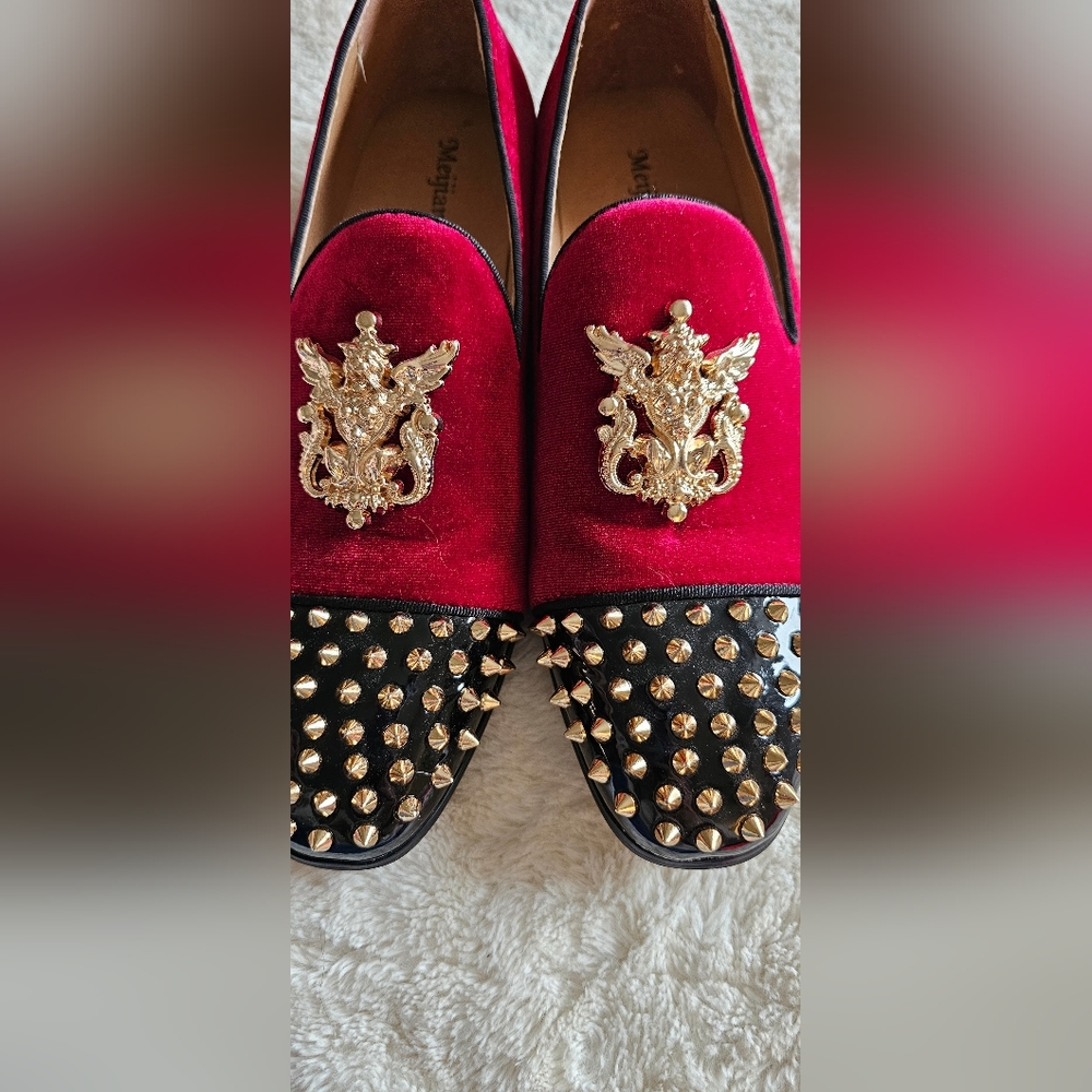 Punk Rock Dress loafers red meijiana